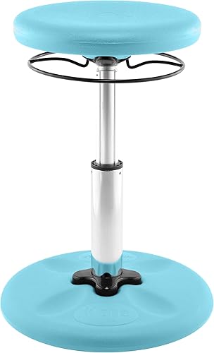 Miniatura 92 de Kore - Silla de altura ajustable, asiento activo para niños, adolescentes: Mejor que una pelota de equilibrio, asientos flexibles para aula. Negro