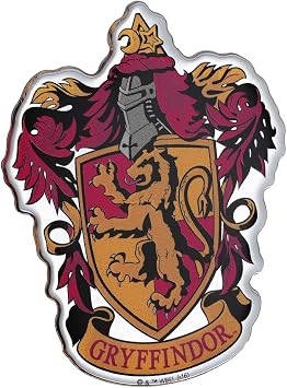 Fan Emblems Harry Potter Domed Chrome Car Decal - Gryffindor Crest