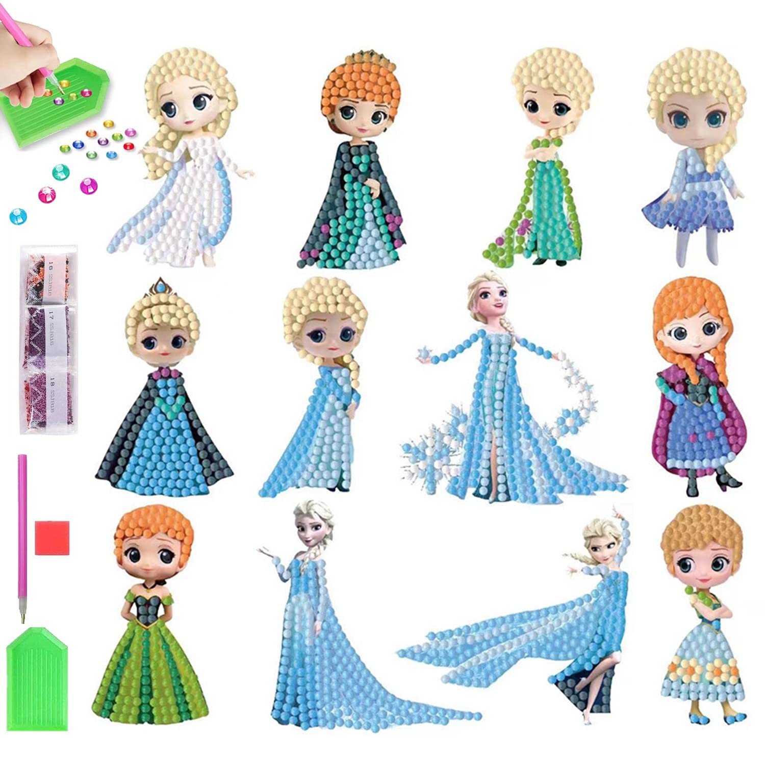 Amazon.co.jp: ダイヤモンドアート シール プリンセス 妖精 女の子