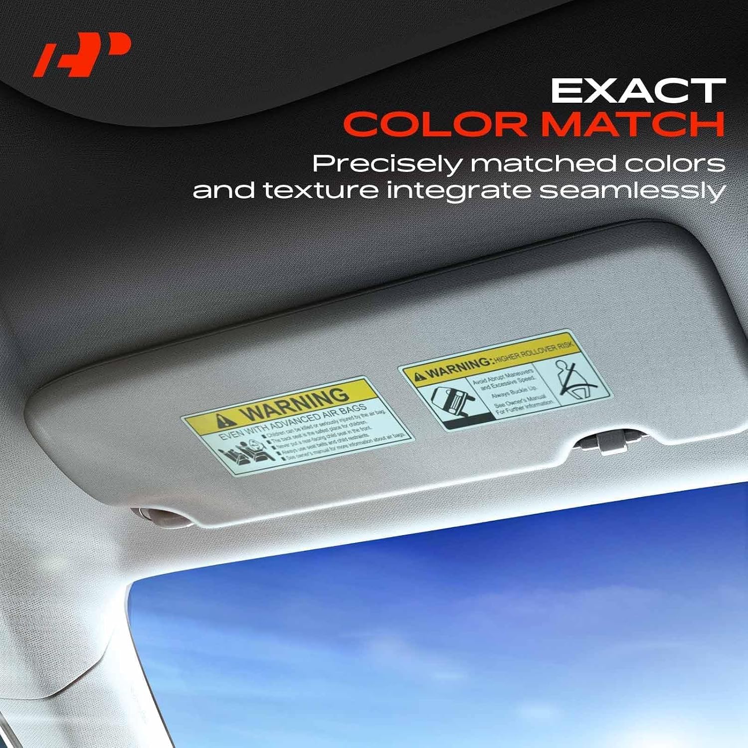 A-Premium Driver & Passenger Side Sun Visor Compatible with Honda Civic