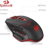 Redragon M690-1 2400 DPI Optical 2.4G Wireless Gaming Mouse, 5 Adjustable DPI Levels Portable Gaming & Office Mice with 8 Buttons and USB Receiver for Desktop, MacBook, Notebook, PC, Laptop, Computer