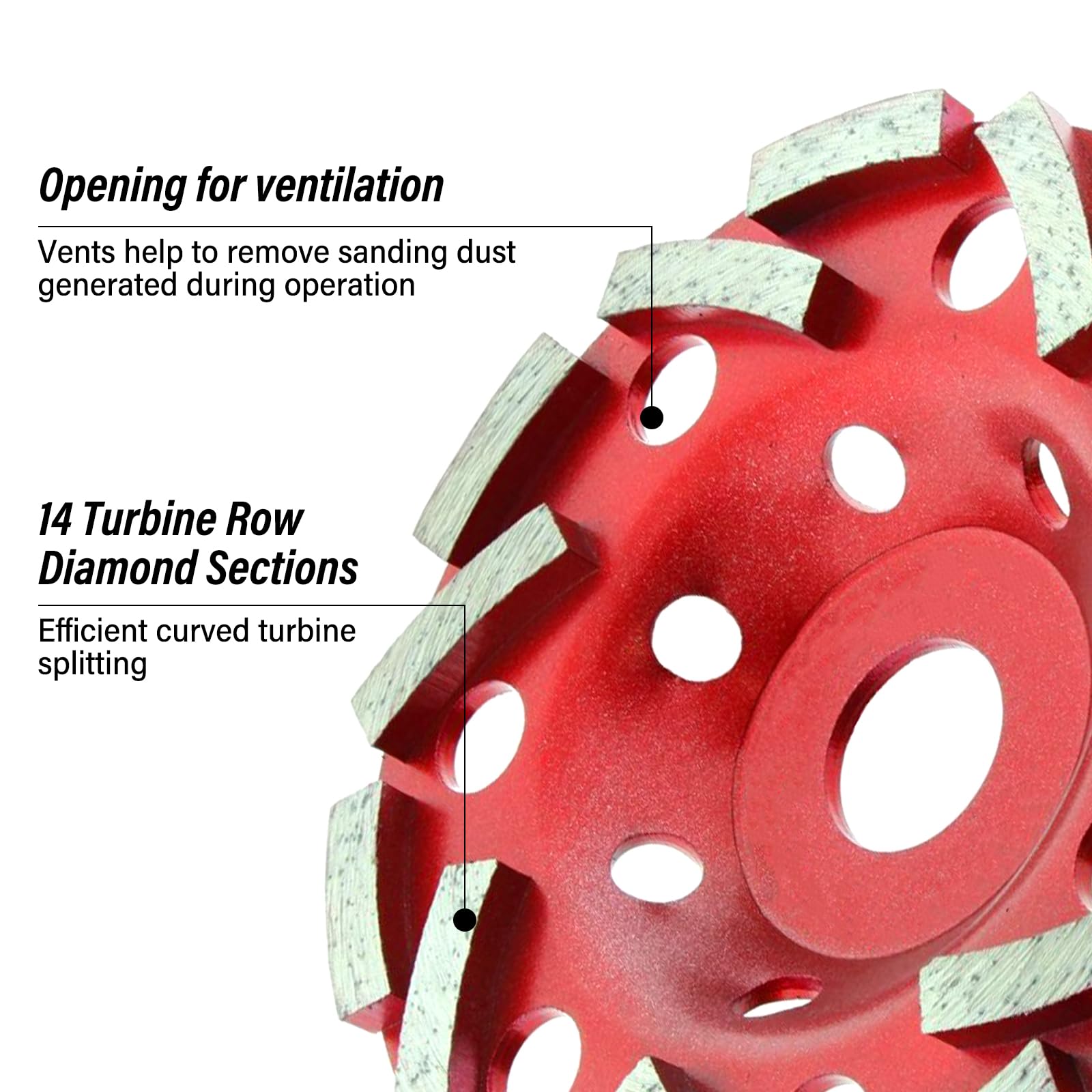 Disco Diamantato 125mm Per Smerigliatrice - Per Cemento, Pietra E Piastrelle - Foto 7