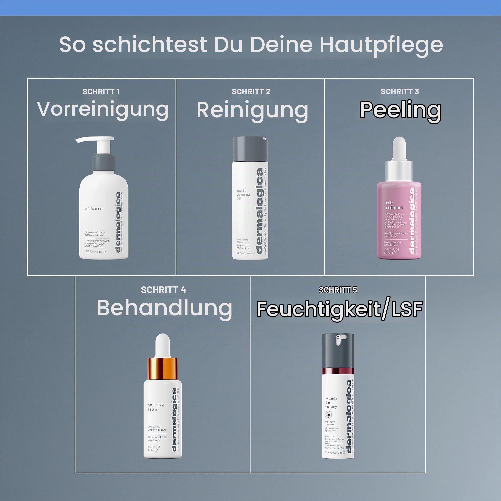 Dermalogica Liquid Peelfoliant tägliches Gesichtspeeling 59ml | Tägliches Flüssigpeeling mit Säuren und Enzymen, das Poren klärt und die Hautstruktur glättet.