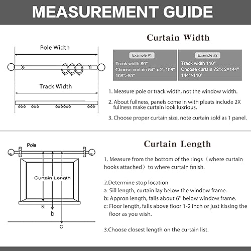 Miniatura 7 de Cortina plisada extra ancha de lino sintético blanco puro, con ganchos y alzapaños para ahorro de energía, para puerta corrediza y sala de estar (72