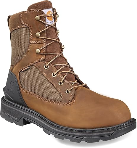 Vista 4 de Carhartt Footwear FT8000M Ironwood Botas de trabajo impermeables de 8 pulgadas - 10.5 W - Carhartt Brown, Carhartt Brown