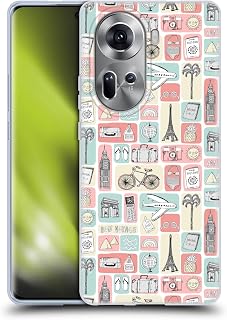 Head Case Designs Officially Licensed Andrea Lauren Design Travel Love Lady Like Soft Gel Case Compatible with Oppo Reno11