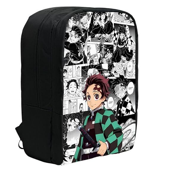 Bagbros Anime Bagpack Tanjiro Laptop Backpack Demon Slayer Anime Backpack 35L | Demon Slayer Backpack | Multi-Storage Anime Backpack, Laptop Bags,School Bags,College Bags Bagpack Travel Bag