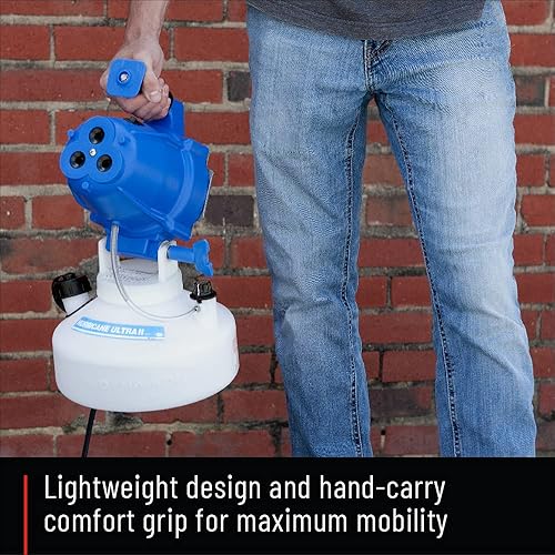 Miniatura 4 de Hurricane Ultra II - Nebulizador de mano con cable ULV de 1 galón, tamaño de partícula ajustable, 10-50 micrones