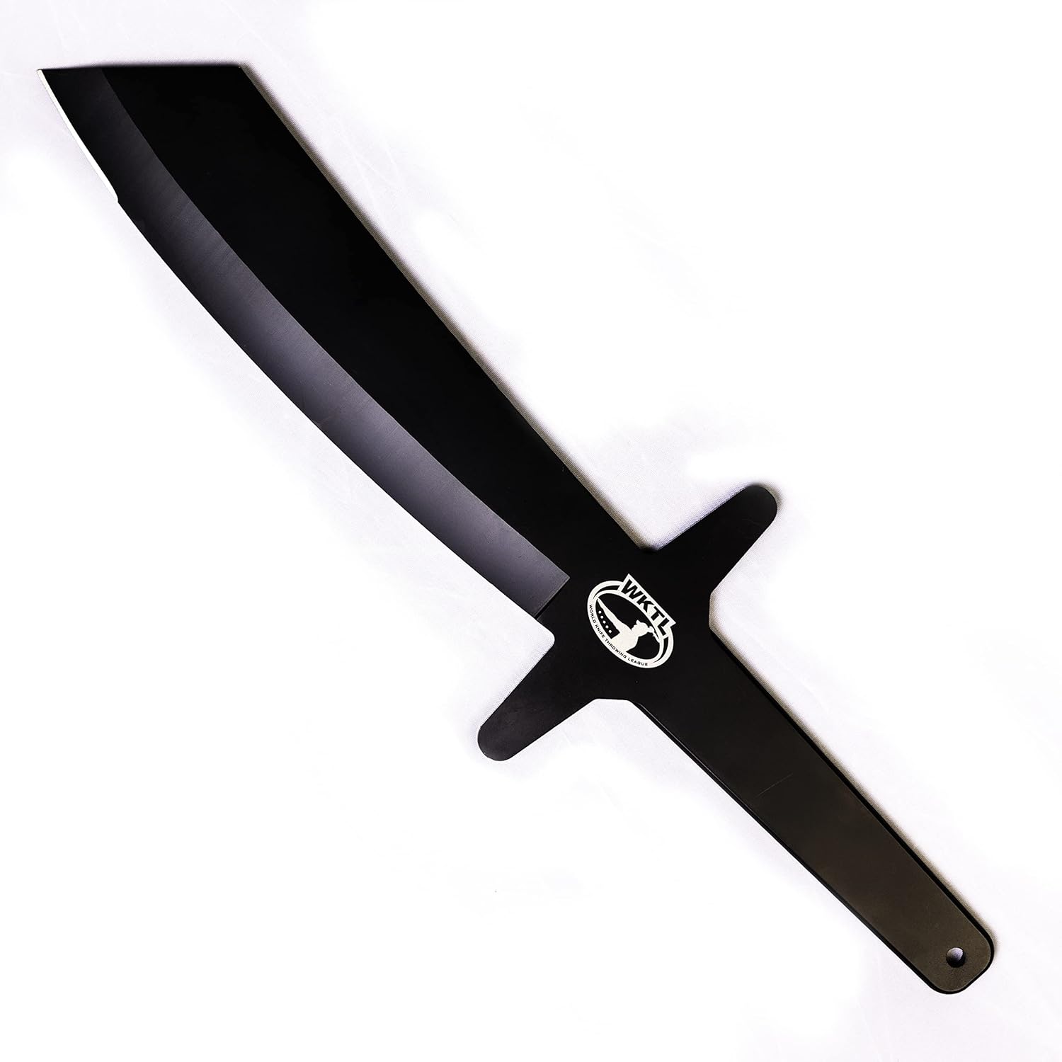 WKTL World Knife Throwing League Blackhawk Professional Balanced Throwing Knife Set with Three Knives, Stone Rolled Finished Blade, Full Tang, Stainless Steel, with Premium Nylon Sheath