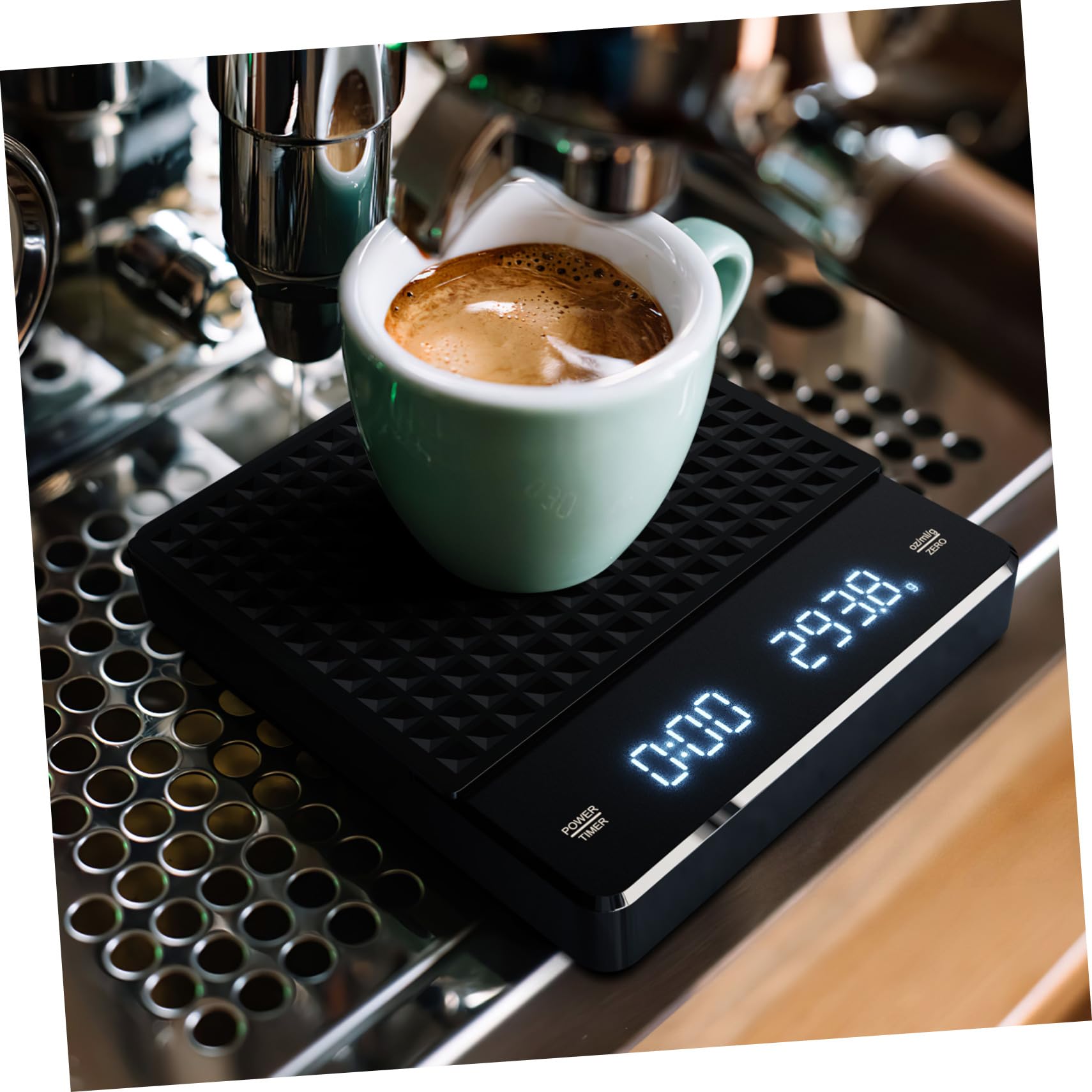 IMIKEYA Báscula Electrónica de Cocina Material Abs Alta Precisión 5kg/0,1g con Temporizador Adecuado para Preparar Café y Uso en Cocina