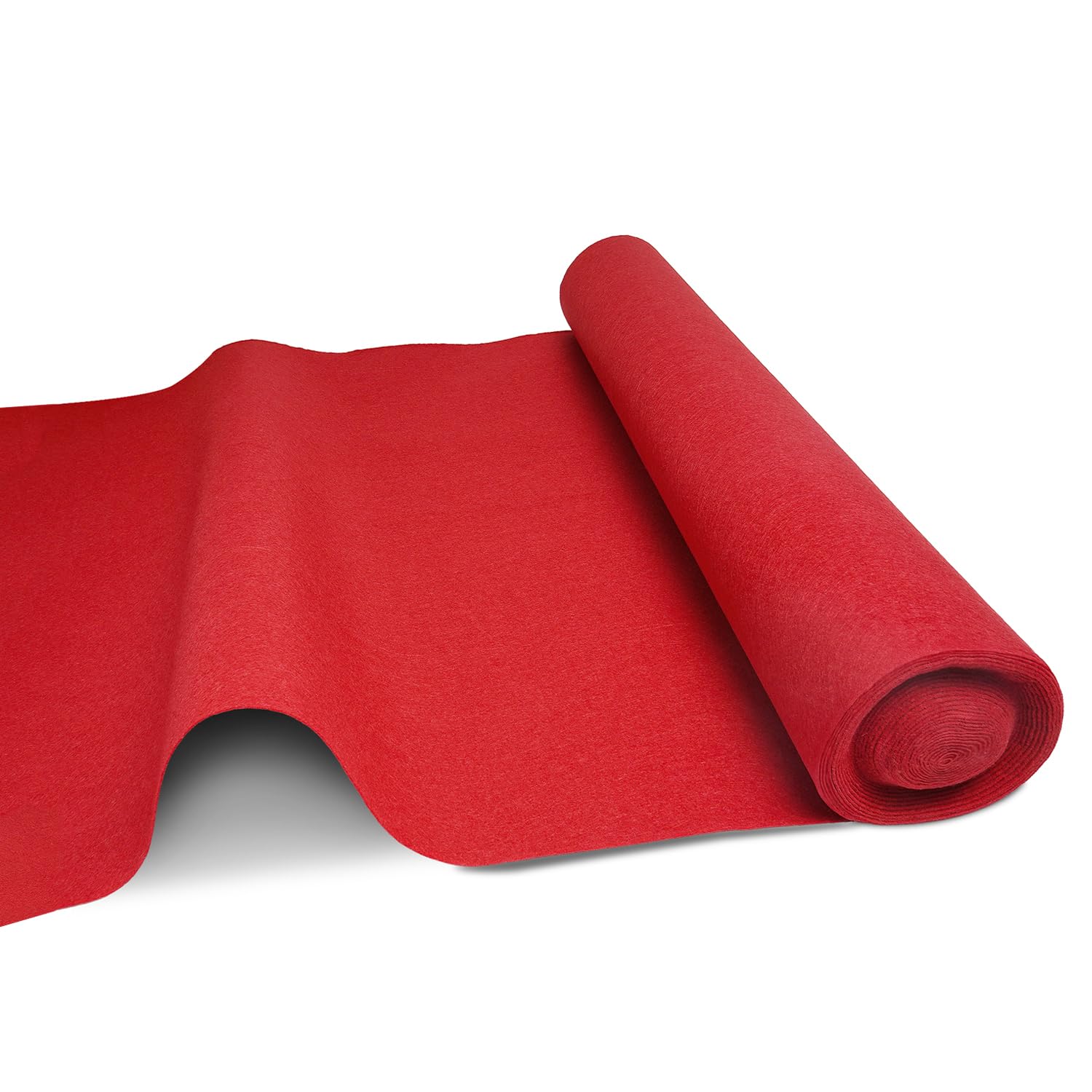 uyoyous Tappeto da matrimonio, VIP eventi, rosso, 10 m x 1 m, 2 mm, usa e getta