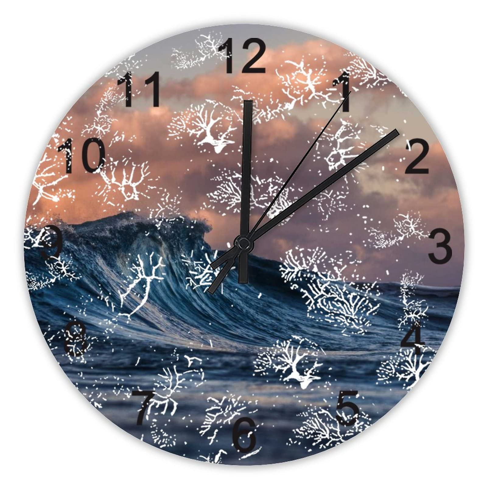 Horloge murale silencieuse pour retrouver le calme à la maison 40cm