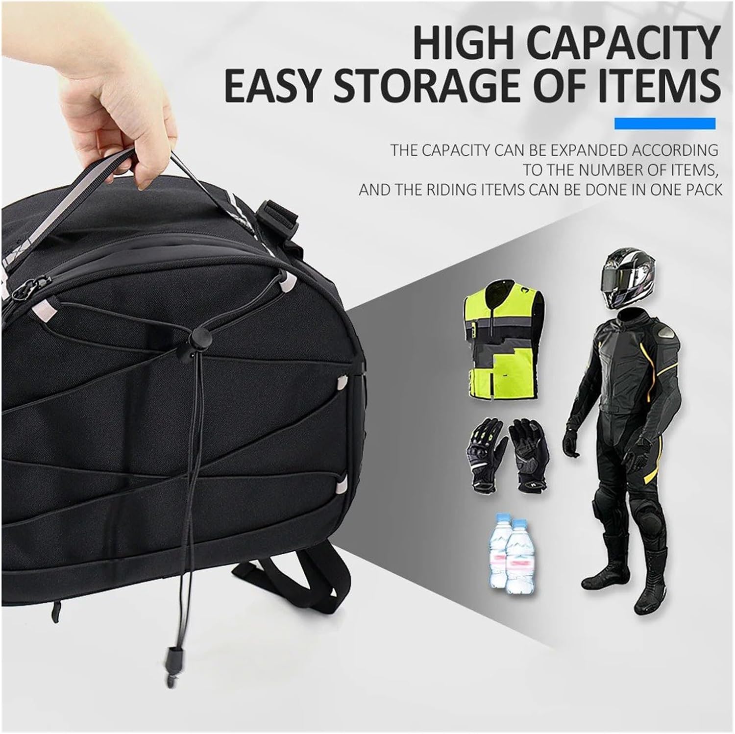 オートバイサドルバッグ R1200GS用 R1250GS LC用 Advenutre用 防水バイクテールバッグ 多機能リアシートバッ