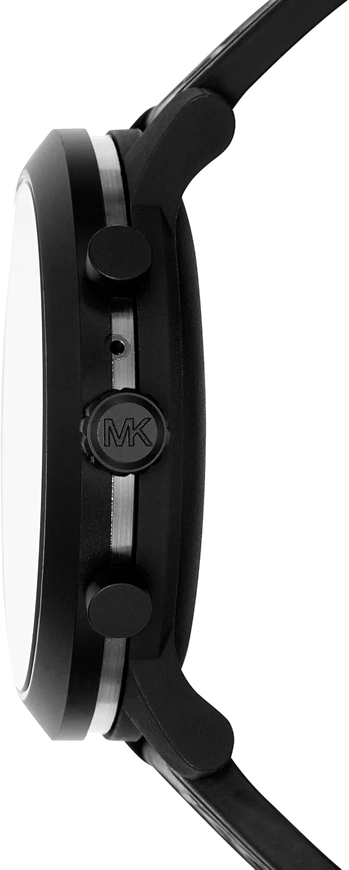 Amazon.com: Michael Kors Access MKGO - Reloj inteligente de aluminio y  silicona, color negro MKT5072 : Electrónica