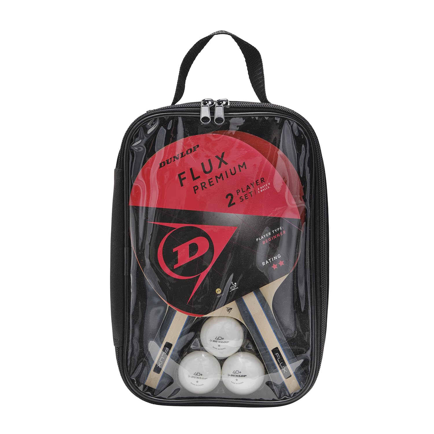 DUNLOP Flux Premium Table Tennis Sets Blacl/Red/Blue One Size