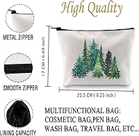 Vista 2 de JXGZSO Regalos de senderismo para su árbol del bosque, regalo para amantes de la naturaleza, viajes, senderismo bolsa con cremallera, Árboles