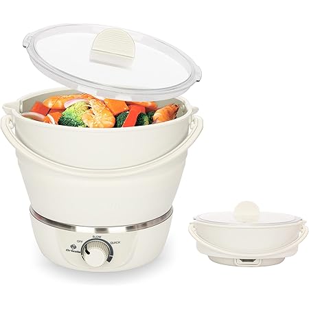 Collapsible Silicone Stock Pot - Foldable Cooking Pot For Travel, RV & Camping