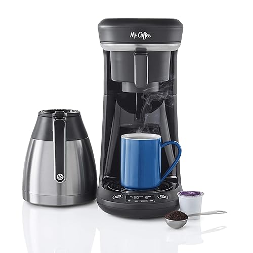 Mr. Coffee Coffee Maker, Programmable Coffee Machine for Single Serve