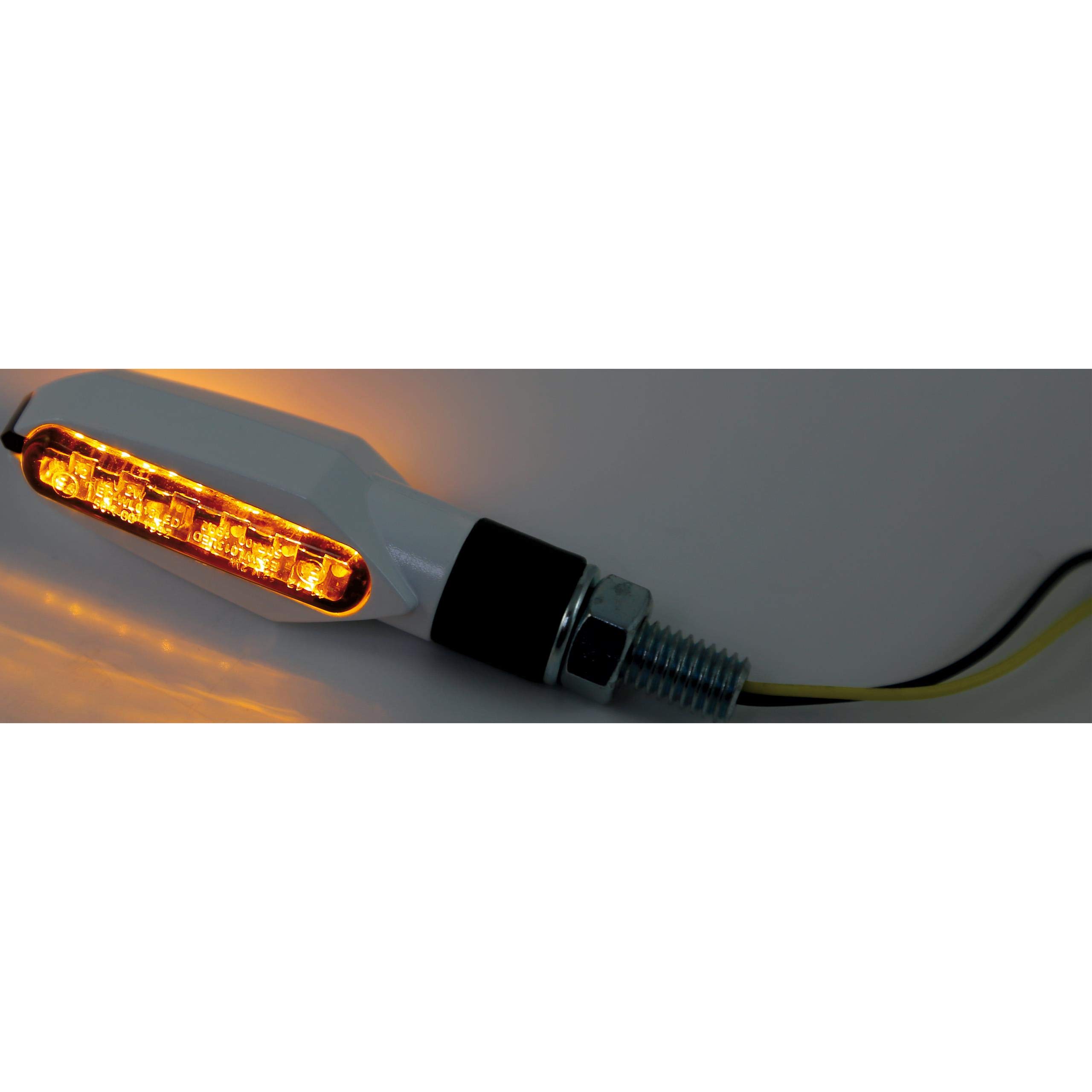 SHIN YO LED Blinkerpaar Multiface M8 – 12V – Für Motorräder – E-Prüfzeichen