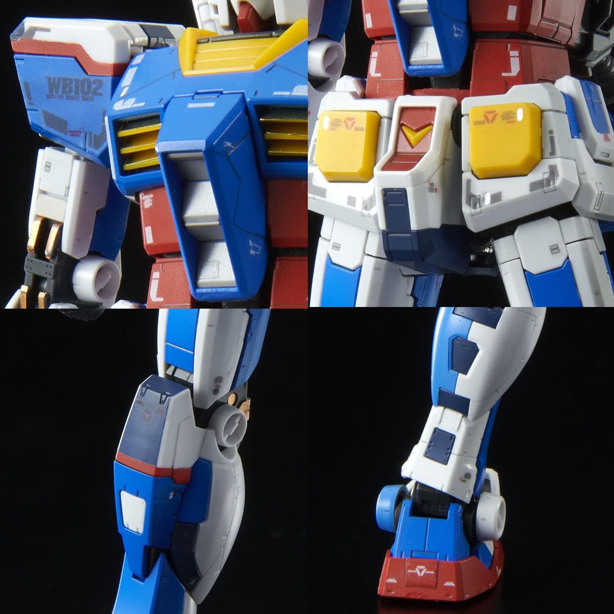 Bandai RX-78-2 Gundam (Team Bright Custom) RG 1/144 Scale Model Kit