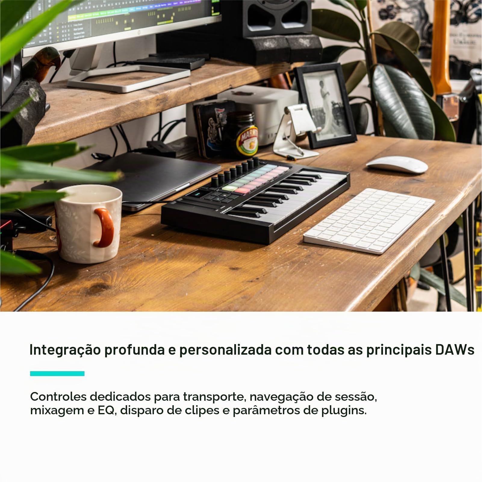 Novation Launchkey Mini 25 Mk4 — Controlador De Teclado Portátil