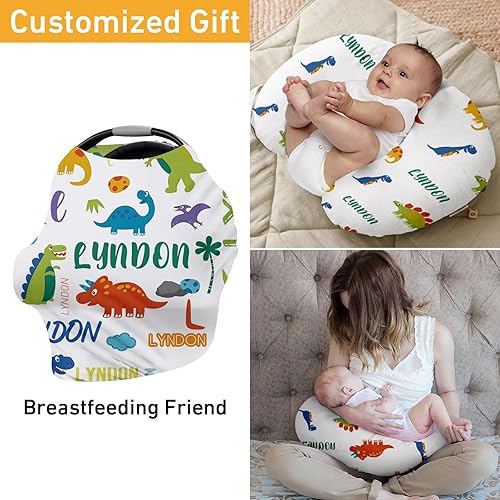 Miniatura 7 de Funda de asiento de automóvil personalizada para bebés, cubierta multiusos para asiento de automóvil con nombre, fundas de asiento de automóvil con