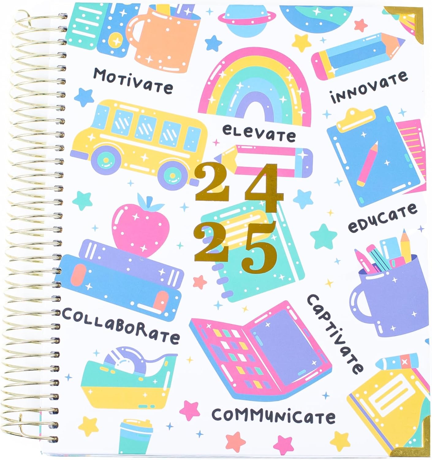 20242025 Premium Teacher Planner By Berteau and Co, Hard
