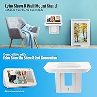 Vista 2 de Wall Mount for Echo Show - 360 Degree Swivel Adjustable Speaker Stand Holder Accessories (Gen 1 and Gen 2)