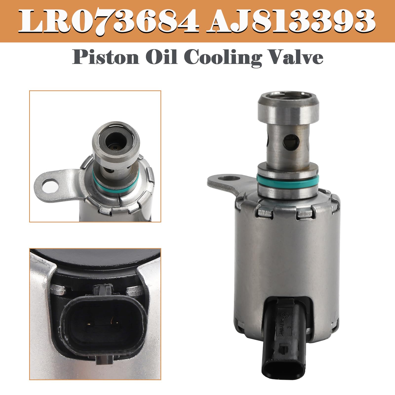 MAD HORNETS Piston Oil Cooling Valve for Diesel Engine Adatto per Land Rover Discovery Sport Range Rover Evoque Velar Adatto per Jaguar 2.0 AJ20D4 LR073684 AJ813393