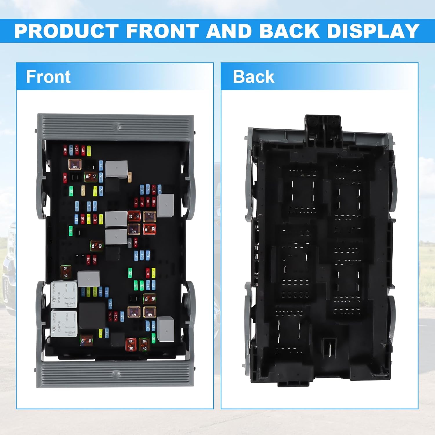 19210438 Engine Compartment Fuse Relay Junction Block | Replacement For Chevrolet Silverado Suburban 1500 2500 3500 Tahoe GMC Sierra Yukon Cadillac Escalade 2007-2009