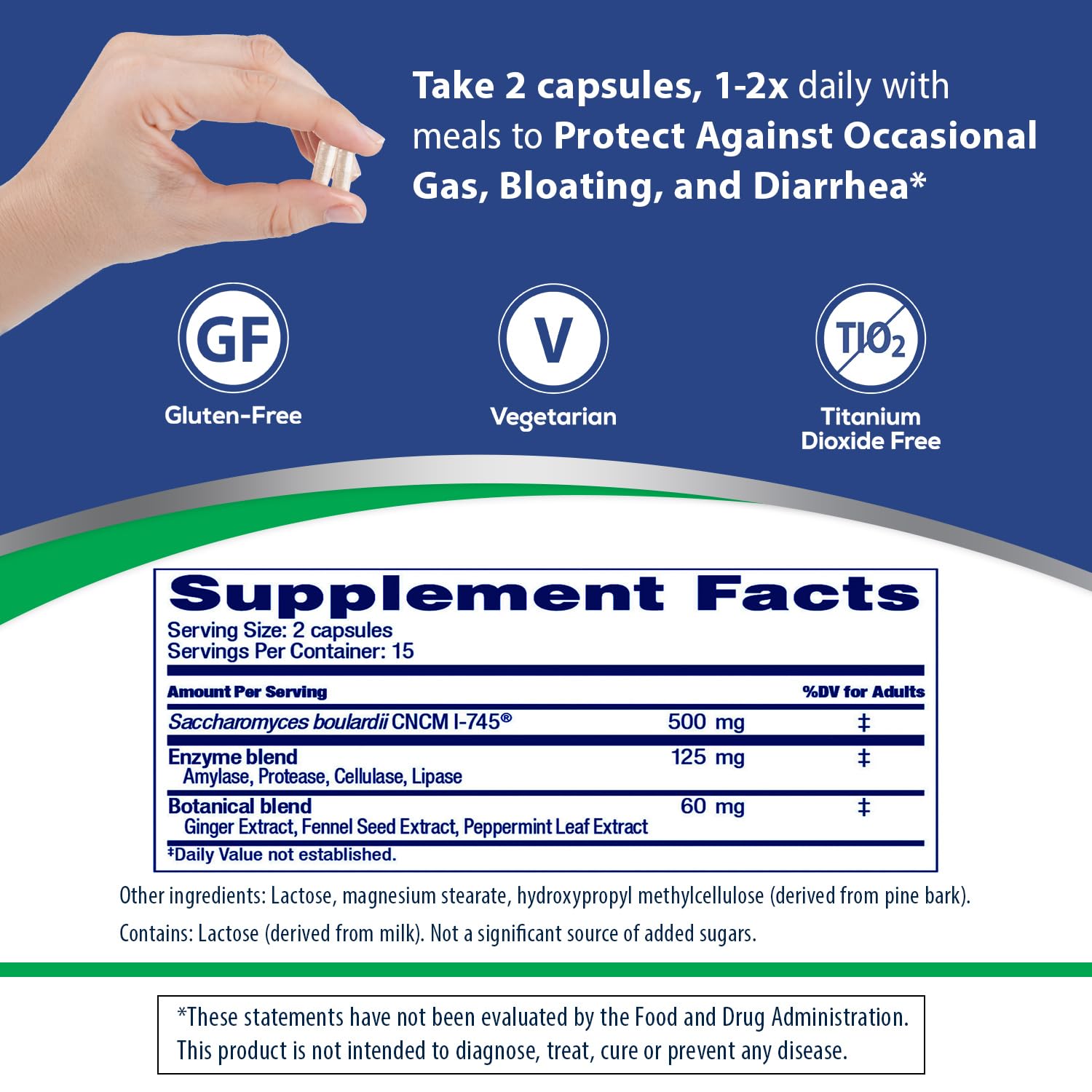 Florastor Advanced Gas & Bloat Probiotic, 30 Capsules — Amazon image 6