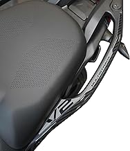 labelbike - 3D Stickers Motorcycle Passenger Handles Protection and Decoration in Resin Compatible with Ducati Multistrada V2 V2S 2025 Colour Carbon Grey