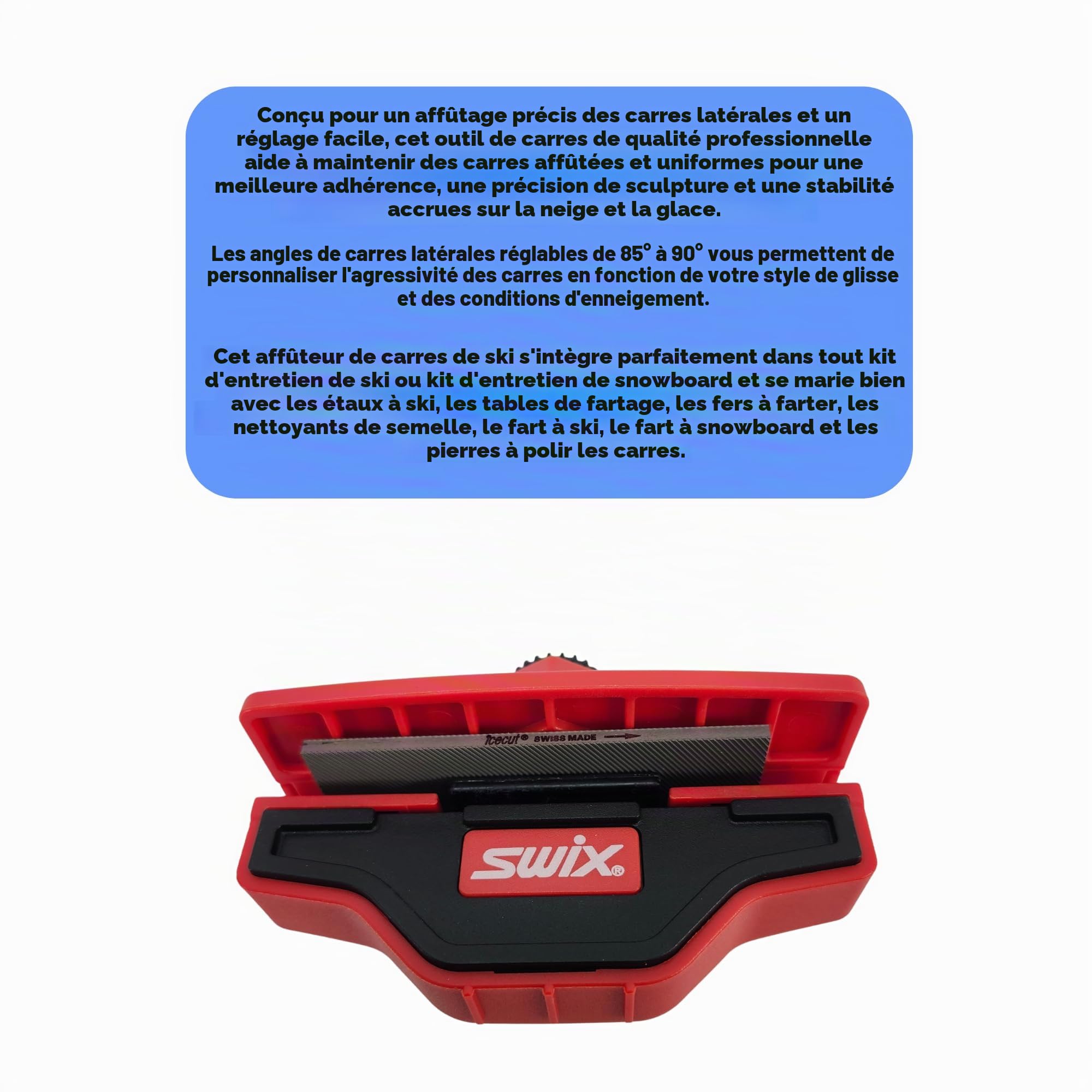 Swix - Snowboard Affuteuse Affuteuse De Carres - Taille:One Size
