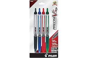 Pilot Precise V5 RT Refillable & Retractable Liquid Ink Rolling Ball Pens, Extra Fine Point