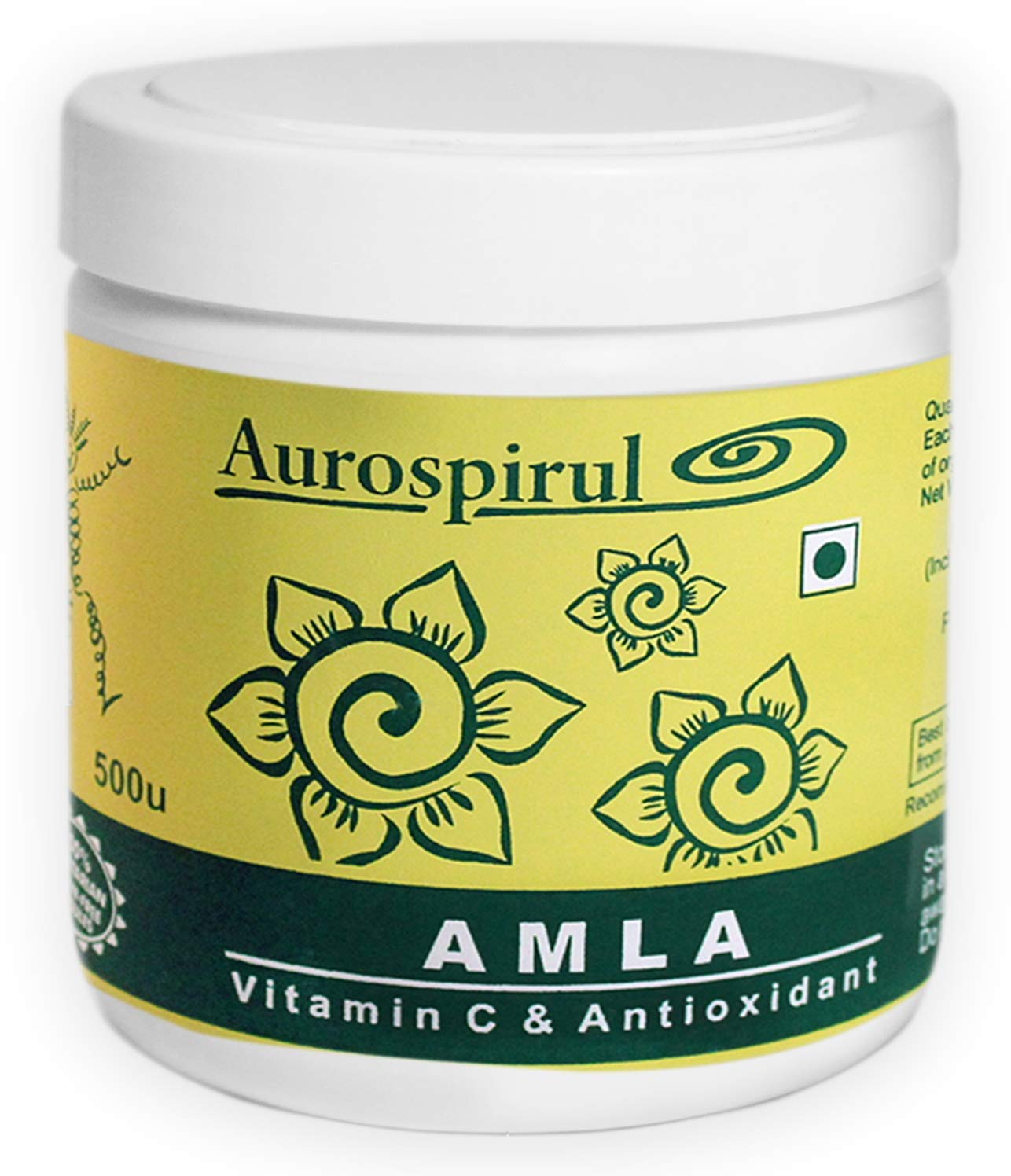 Aurospirul Organic Certified Amla - 500 Veg Capsules (Pack of 1) (B0CWP27CGJ) Amazon Price History, Amazon Price Tracker