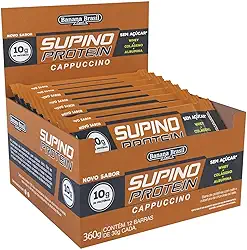 Banana Brasil Barra De Proteínas Cappuccino Com 12 Unidades De 30G