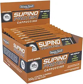 Banana Brasil Barra De Proteínas Cappuccino Com 12 Unidades De 30G