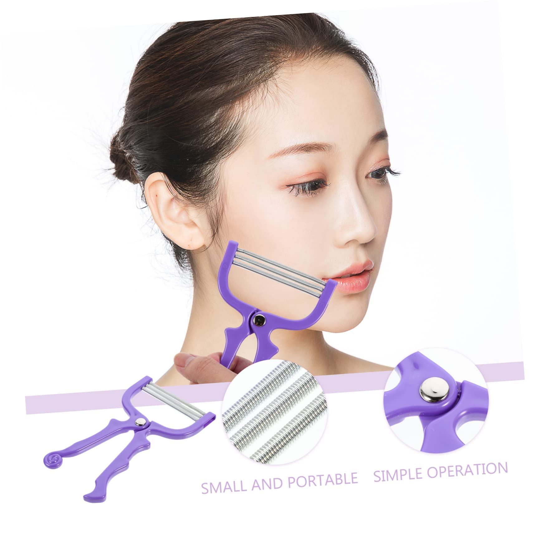 Ipetboom Facial Hair Removal Manual Epilator Hair Threader Smoothness Random Color