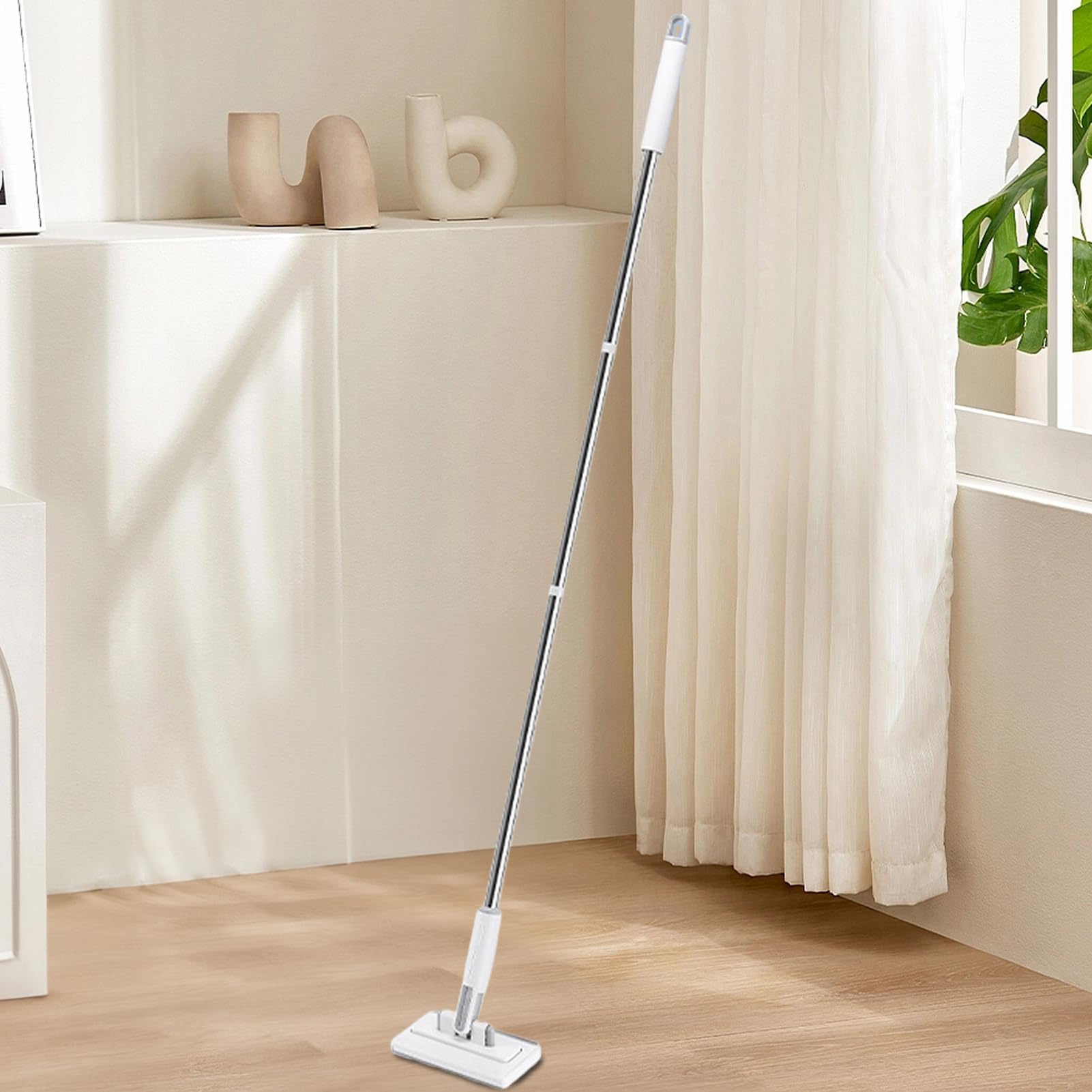 Mini Mop De Limpieza Limpiador De Cambio De Bayeta Sin Manos | Fregona para Polvo Para Baño Cocina Coche Escritorio Vajilla Salón Suelo Hogar