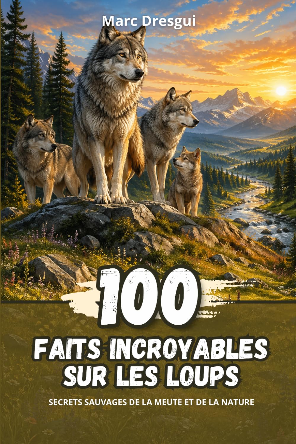 100 Faits Incroyables sur les Loups : Secrets sauvages de la meute et de la nature