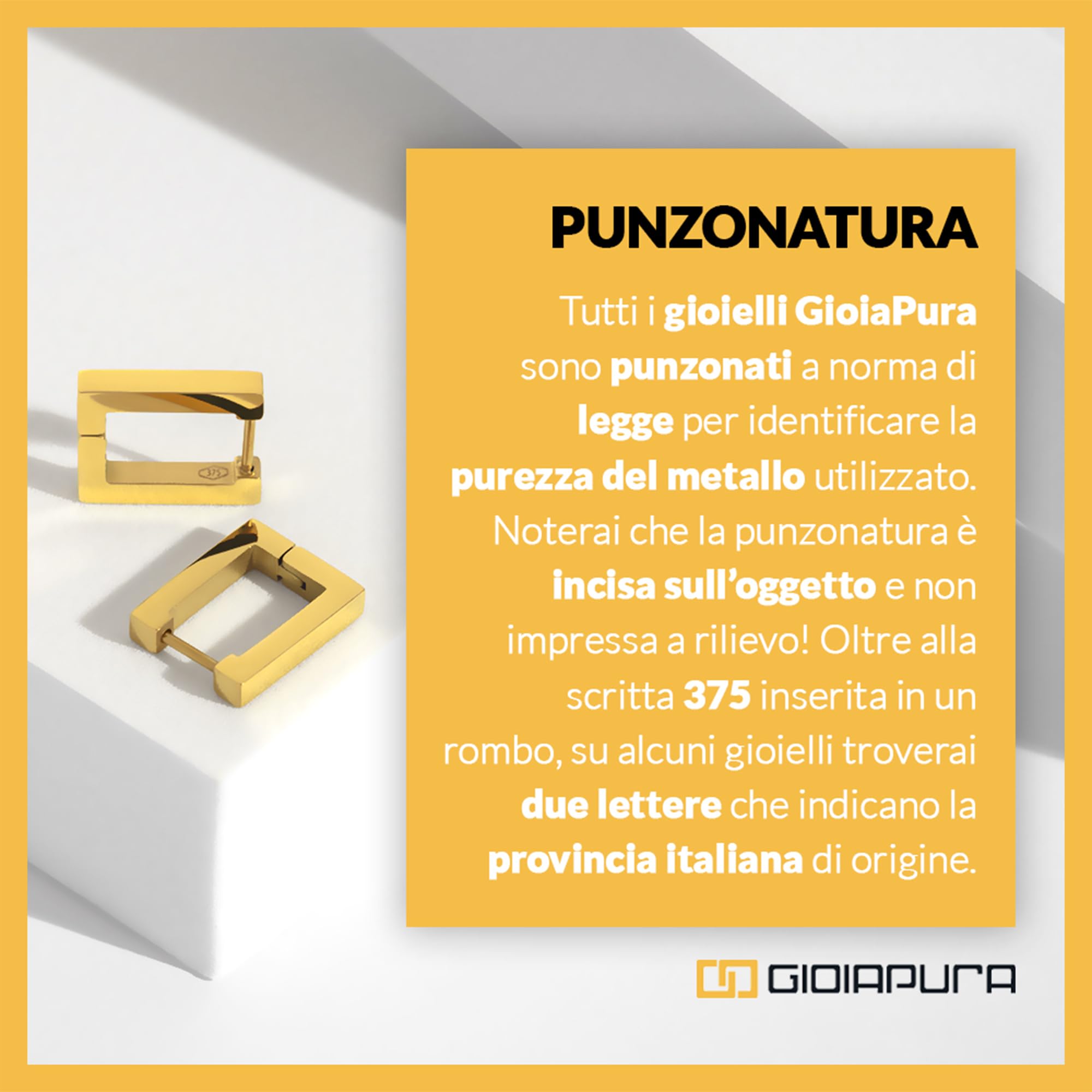 GioiaPura Collana da donna collezione oro 375. Collana girocollo realizzata in oro giallo 9kt con ciondolo e punto luce. Diametro: 4,25 mm. Peso: 1,45 g circa. La referenza è gp9-s168867