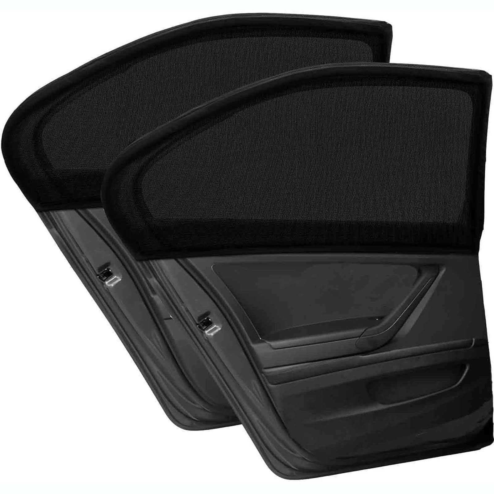 MNBVGHH Car Window Shades for MG ZS/MG4/MG5/ZS EV/HS/EHS/HS PHEV/ZS Hybrid+ Luxury, Side Window Sunshade for Sun Glare and UV Rays Protection, Breathable Nylon Mesh Car Window Covers