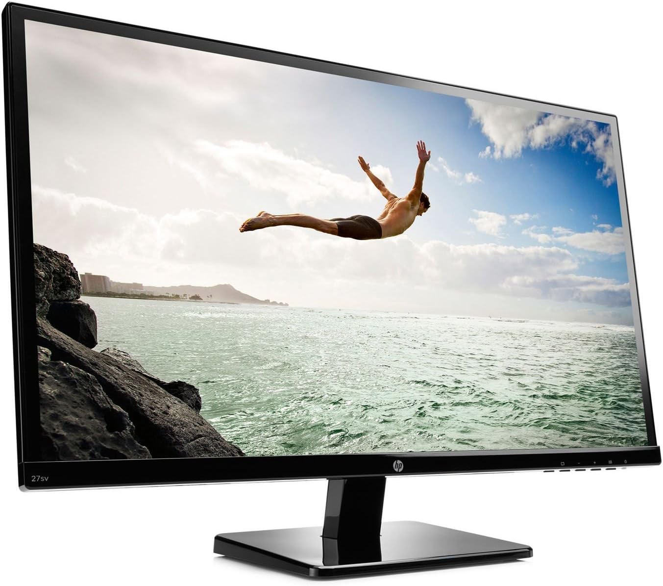 HP 27WM 27" LED Backlit IPS Monitor 1920x1080 Full HD VGA DVI-D HDMI