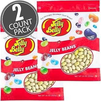 Buttered Popcorn Jelly Beans - 2 Pounds in Resealable Bags (2 x 16 Ounces) - Genuine, Official, Straight from the Source