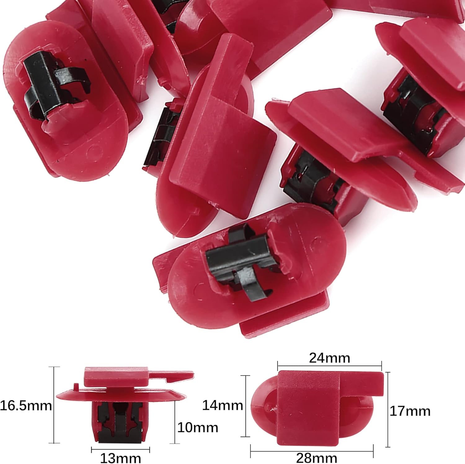 uxcell 10pcs Plastic Rivet Bumper Fender Fastener Clips Retainer for GM 11547026