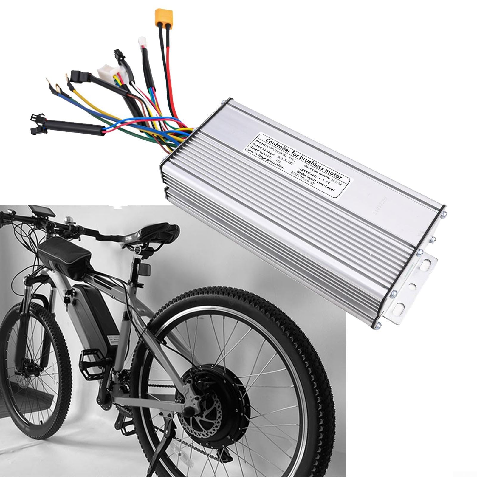 Controller motore brushless ad alte prestazioni per ebike DC 36V 48V, gamma di potenza 1000 1500W, 35A per sistemi KT