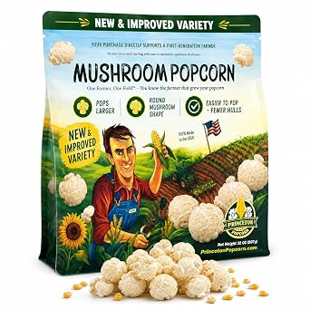 Princeton Popcorn Signature Easy Pop Mushroom Kernels, 2 lb - Non-GMO