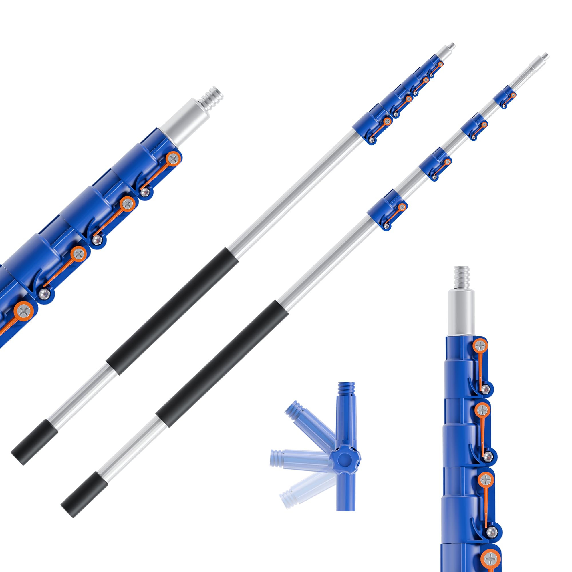 Amazon.com: SHINMING Telescoping Extension Pole, 6-24FT Multi