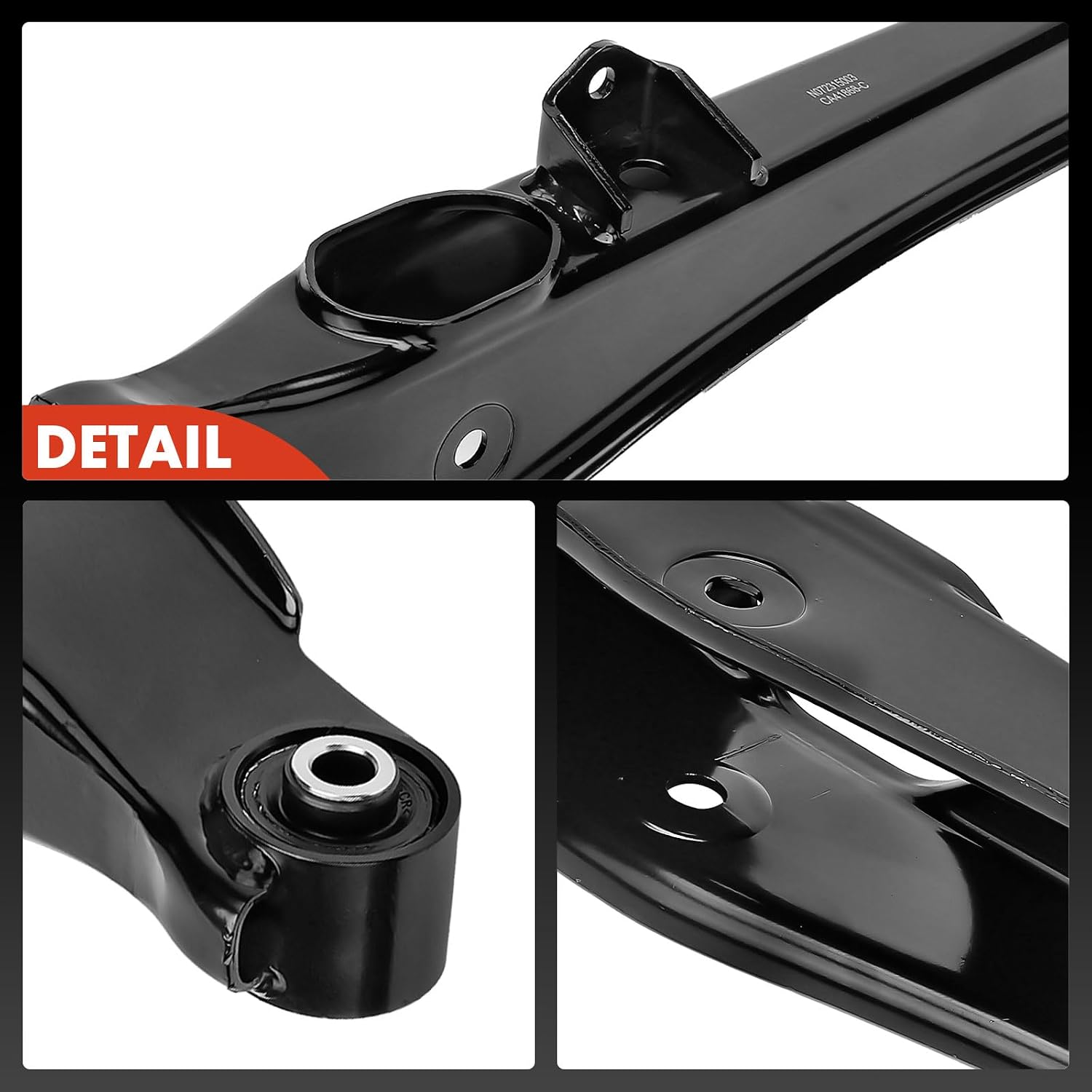 A-Premium 2 x Rear Lower Rearward Control Arm, with Bushing, Compatible with Jeep Compass 2007-2009, Patriot 2007-2009 & Dodge Caliber 2007-2010