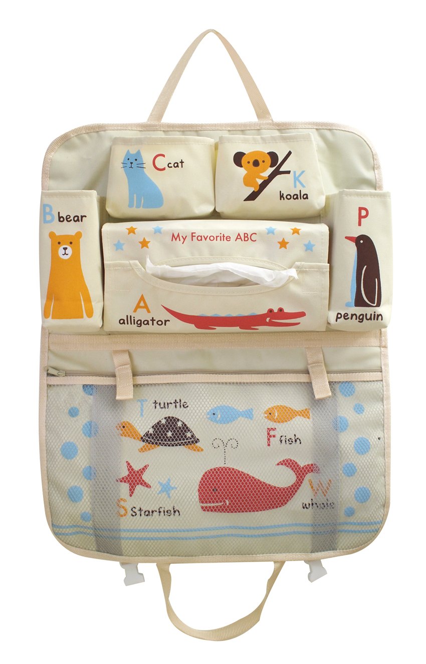 DECOLE デコレ ドライブポケット ma petite chambre おでかけポケット ABC ベージュ ZMP-31678